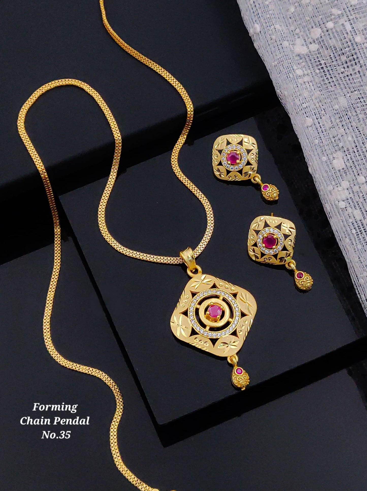 Forming(1Gram) Necklace Set 030