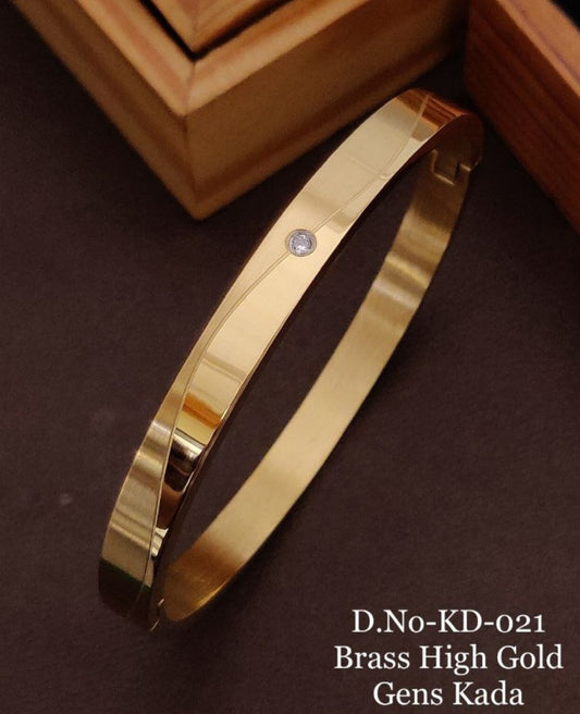 Premium Quality Gold Men's kada Bracelet 1