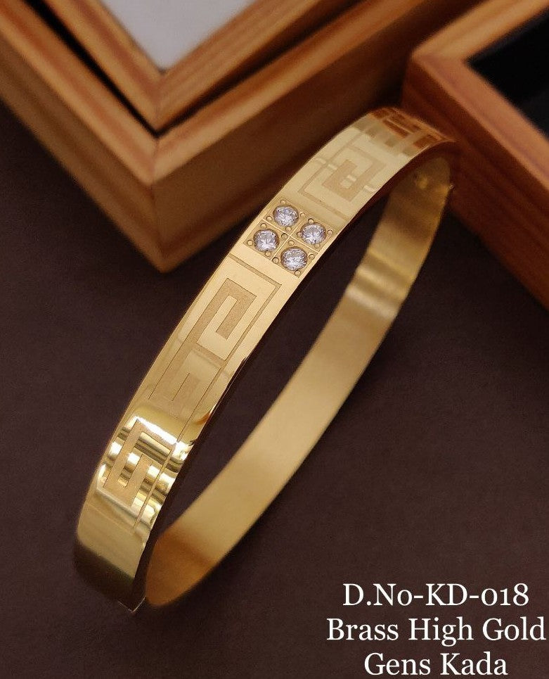 Premium Quality Gold Men's kada Bracelet 2