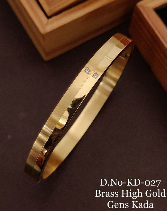 Premium Quality Gold Men's kada Bracelet 3