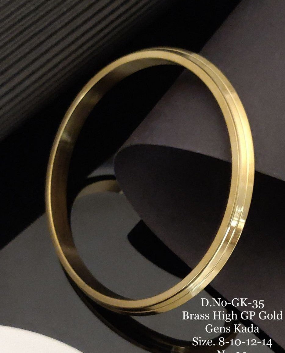 Premium Quality Brass High Gold Men's Kada 02