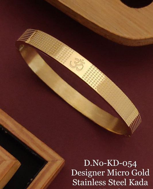 Premium Quality Gold Men's kada Bracelet 5