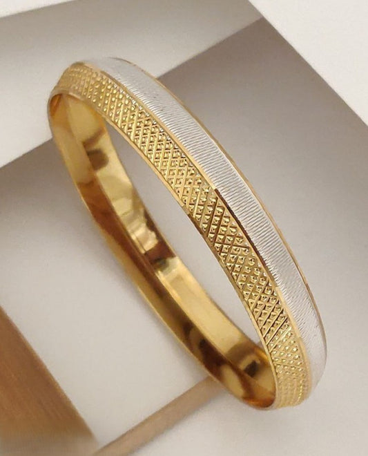 Premium Quality Brass High Gold Men's Kada 06