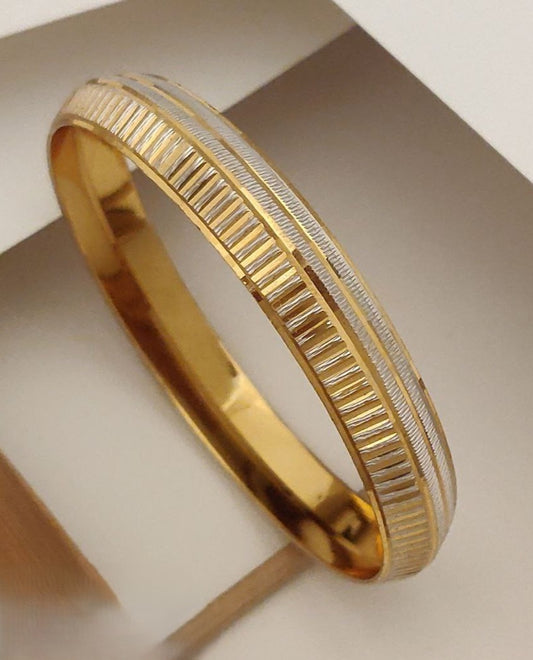 Premium Quality Brass High Gold Men's Kada 07