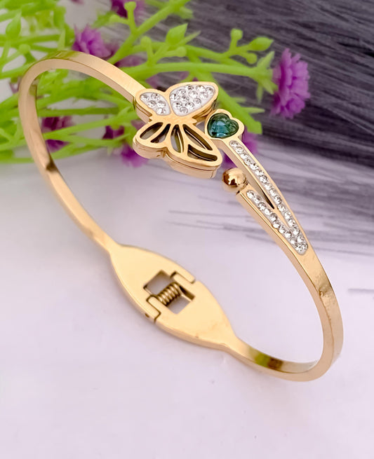 Fancy Stainless Steel Kada/Bracelet For Girls & Woman 18