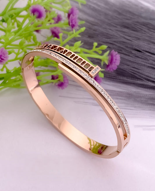 Fancy Stainless Steel Kada/Bracelet For Girls & Woman 17