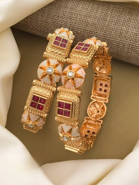 Antique Bangles - Queenzart Imitation Jewellery