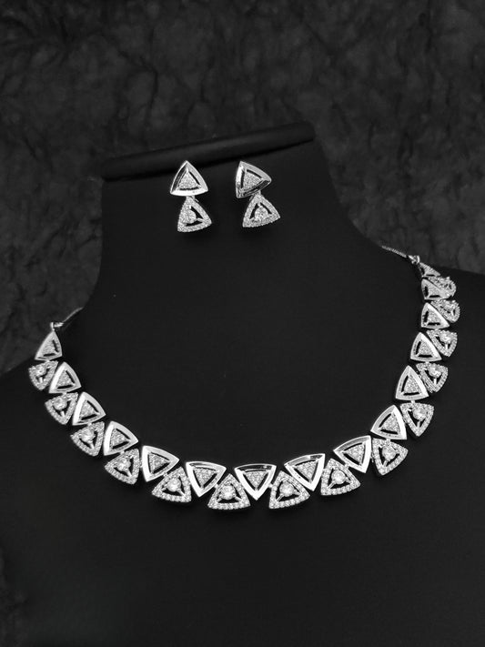 Silver Antique Necklace Set