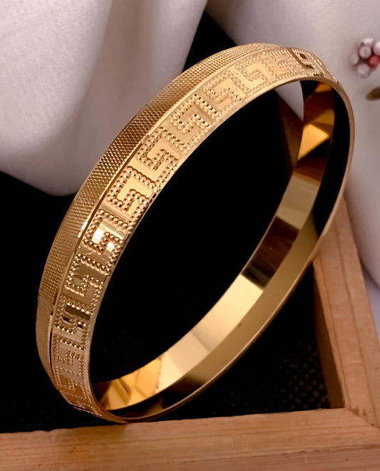 Premium Quality Brass High Gold Men's Kada 03