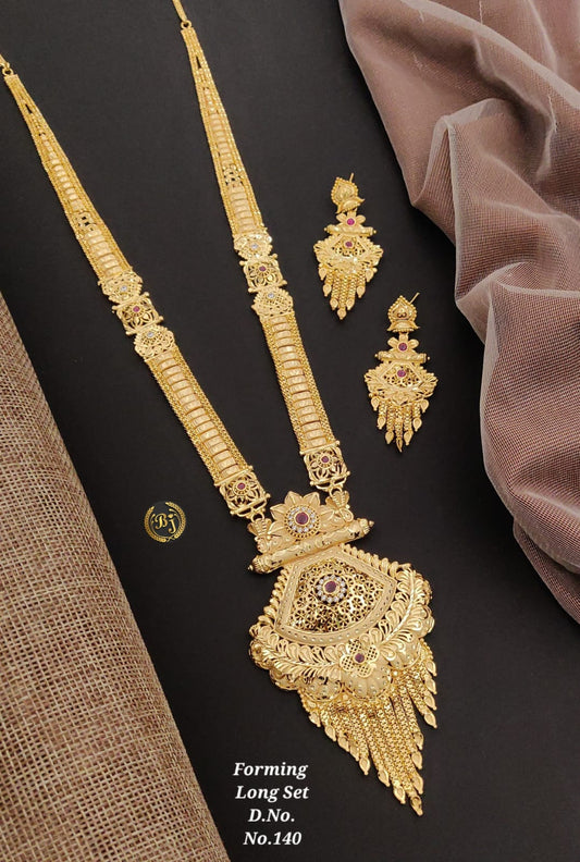 Forming long set with earrings  06