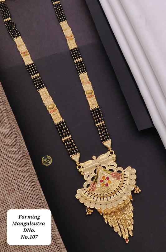 Forming long mangalsutra 09