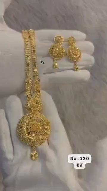 Forming long set with earrings  06