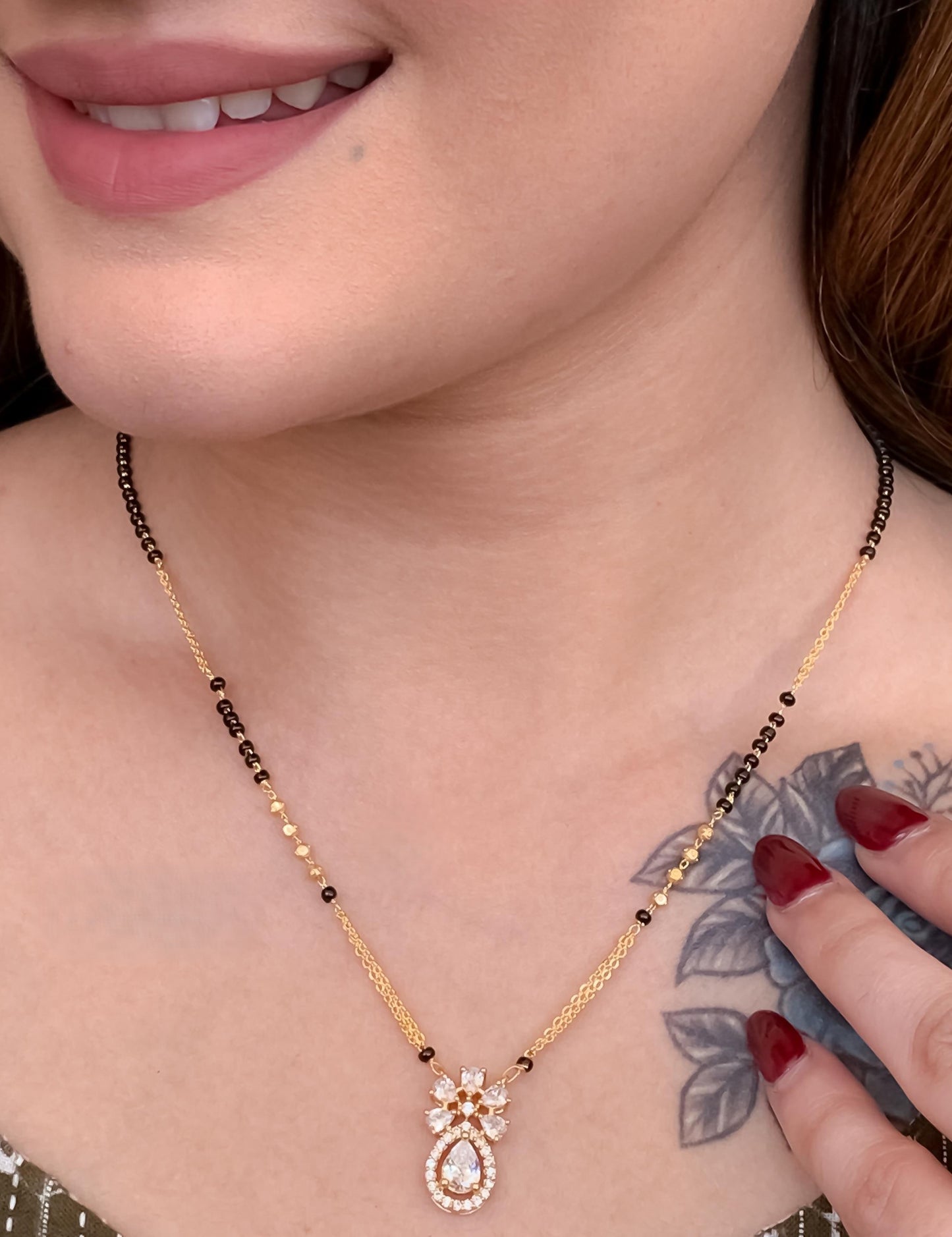 Buy 1 and Get 1 Free Brass High Gold Short Mangalsutra