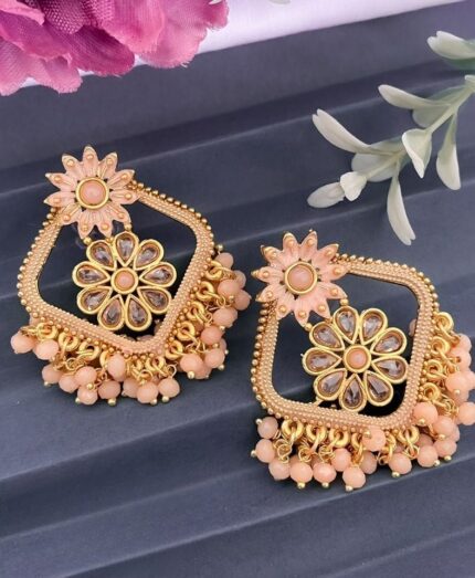 Antique Matt Earring 008 - Queenzart Imitation Jewellery