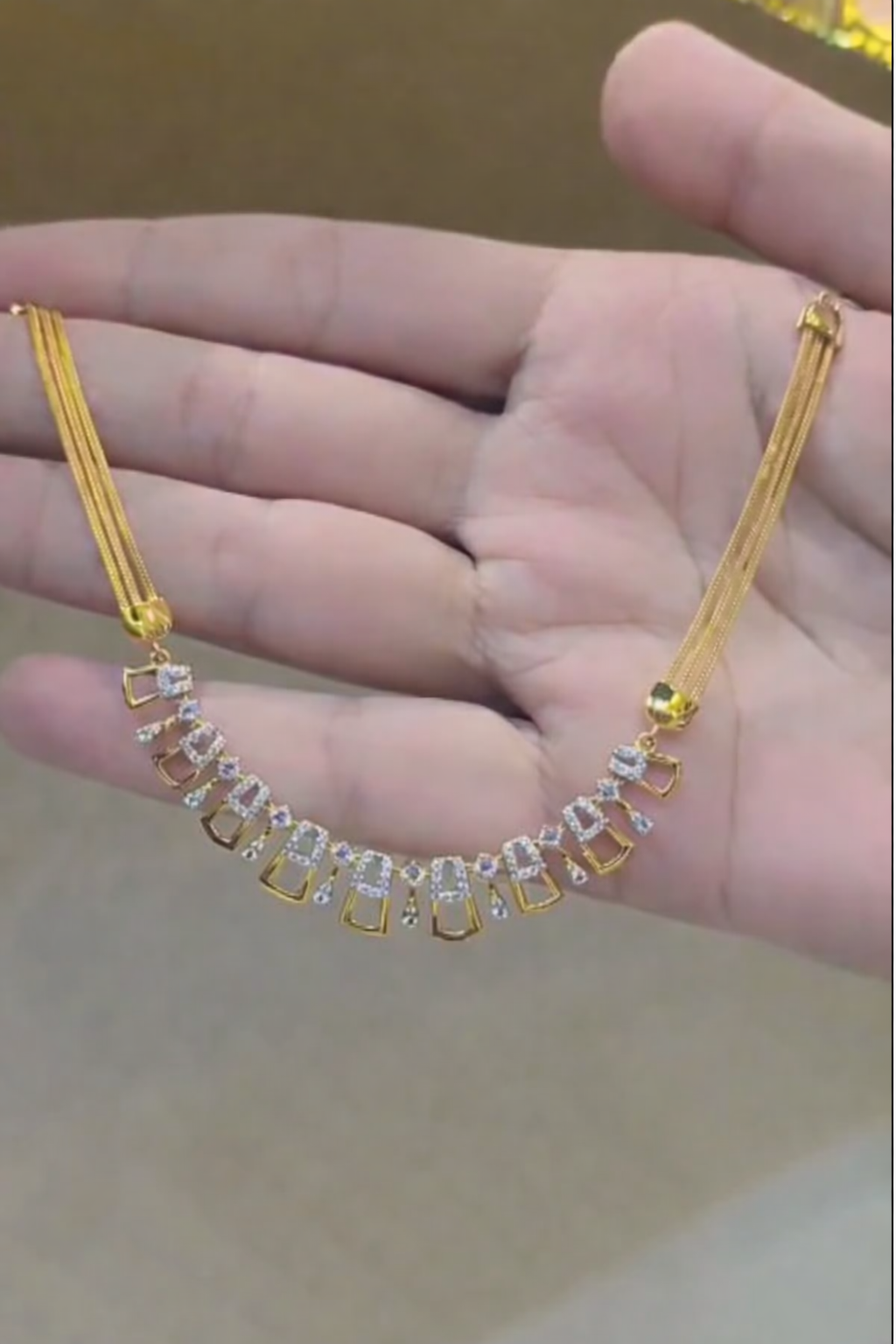 ChatGPTImageMar4_2026_12_56_14PM Luxury Gold Plated Diamond Designer Necklace – Premium Party & Wedding Collection - Image 1