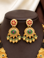 Brass Hight Gold Rajwadi Mangalsutra 0116 - Image 3